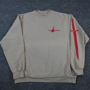 Kacey Musgraves Star-Crossed Unveiled Tour Sweatshirt Mens Large Beige Fleece